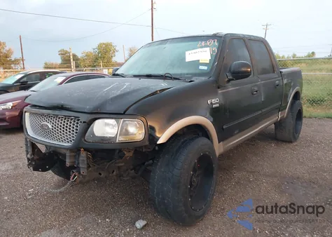 2002 Ford F-150 Lariat/Xlt из США, поврежденный, VIN 1FTRW07L32KB73475